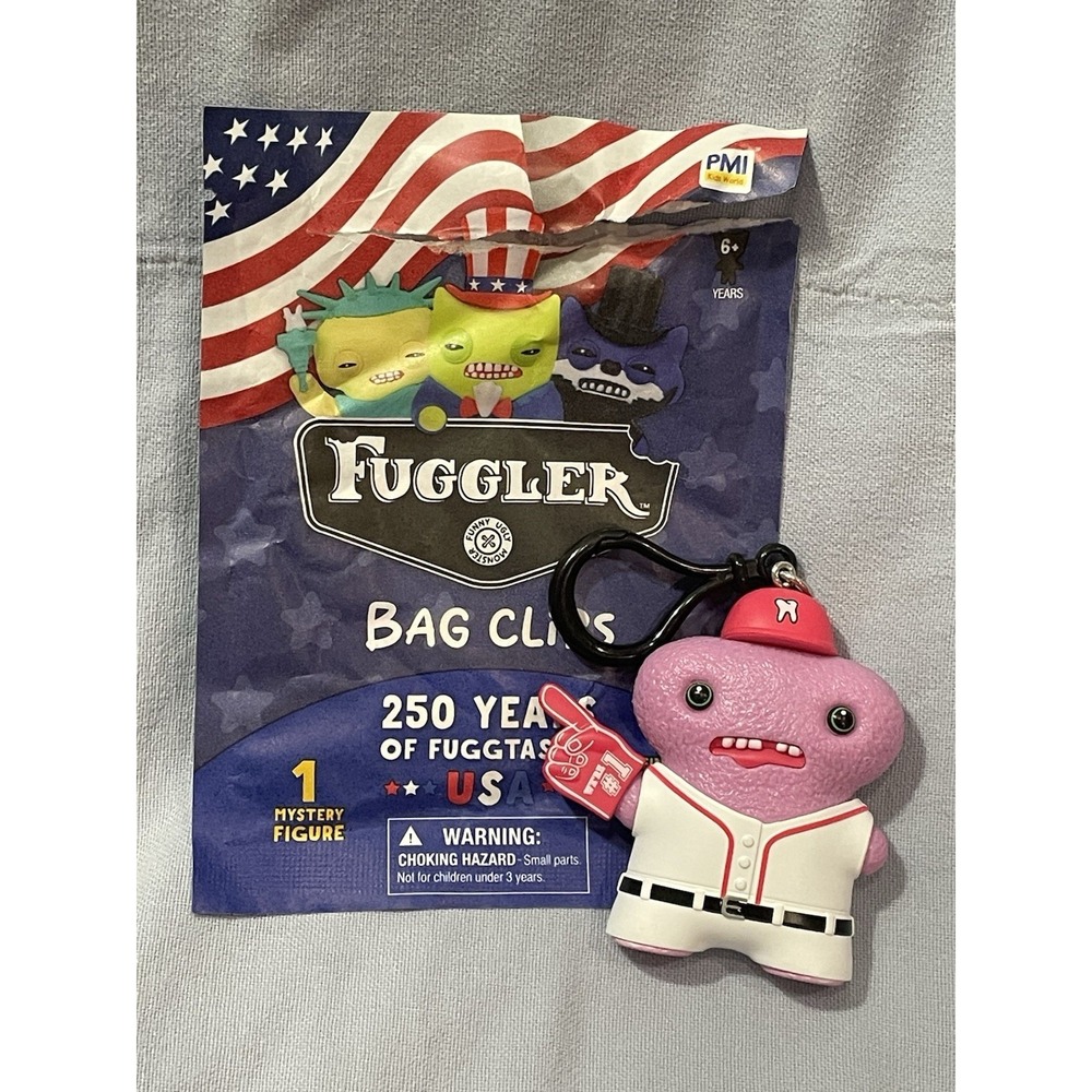 NEW Open Bag Fuggler Bag Clip 250 Years of Fuggtastic USA - Rare Pull My Finger